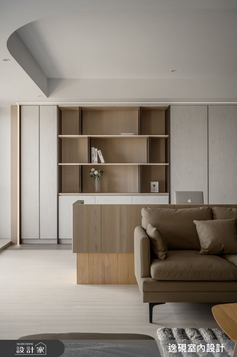 45坪新成屋(5年以下)＿新中式典雅風客廳書房案例圖片＿逸硯室內設計＿逸硯_07.新竹｜水墨之境之17