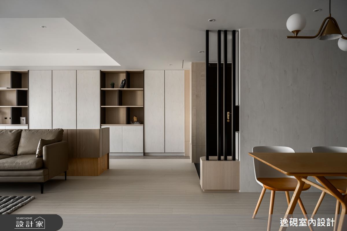 45坪新成屋(5年以下)＿新中式典雅風客廳餐廳書房案例圖片＿逸硯室內設計＿逸硯_07.新竹｜水墨之境之10