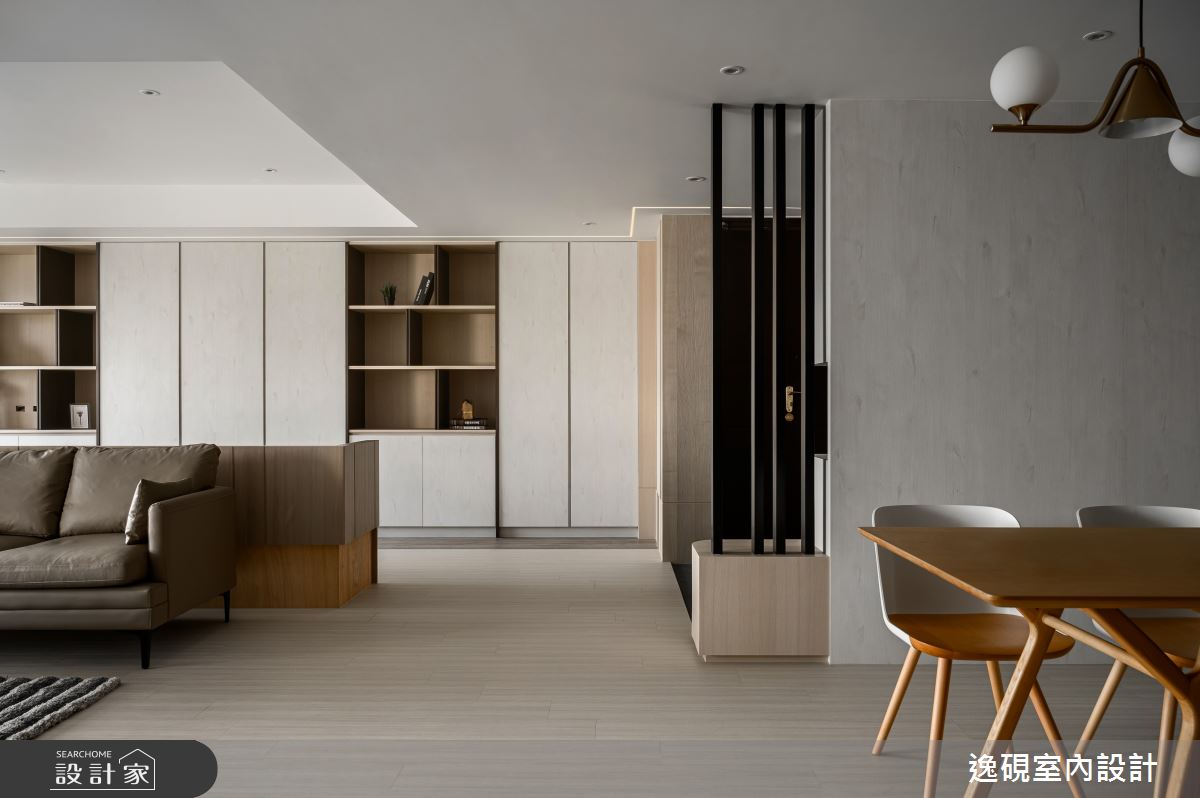 45坪新成屋(5年以下)＿新中式典雅風客廳餐廳書房案例圖片＿逸硯室內設計＿逸硯_07.新竹｜水墨之境之11
