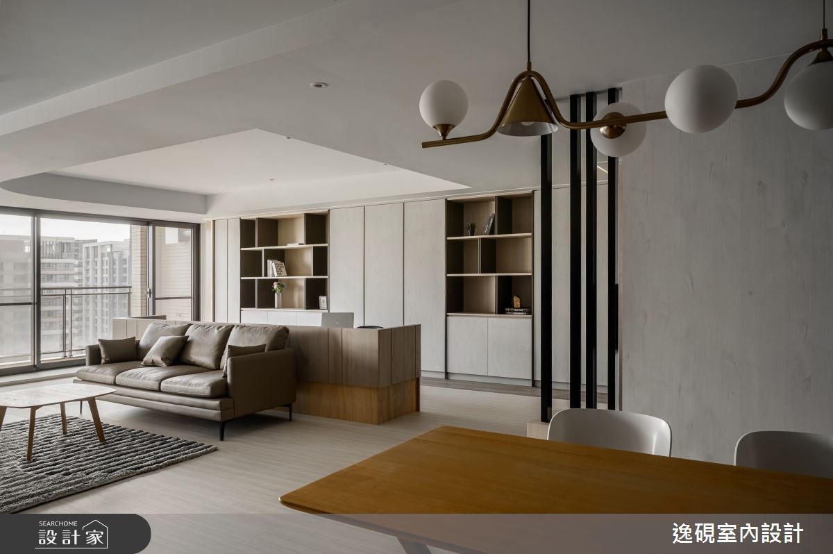 45坪新成屋(5年以下)＿新中式典雅風客廳餐廳書房案例圖片＿逸硯室內設計＿逸硯_07.新竹｜水墨之境之26