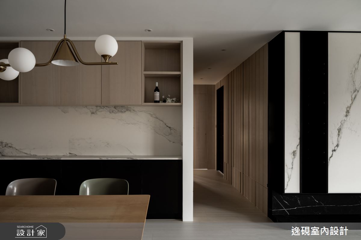 45坪新成屋(5年以下)＿新中式典雅風餐廳案例圖片＿逸硯室內設計＿逸硯_07.新竹｜水墨之境之28