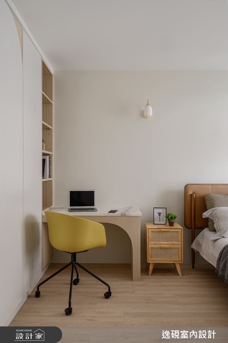 45坪新成屋(5年以下)＿新中式典雅風臥室案例圖片＿逸硯室內設計＿逸硯_07.新竹｜水墨之境之36