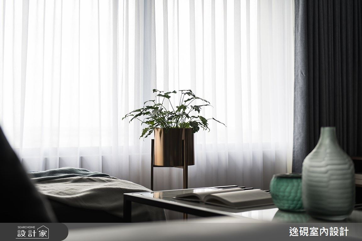 40坪新成屋(5年以下)＿現代風客廳案例圖片＿逸硯室內設計＿逸硯_08.新竹｜對畫之19