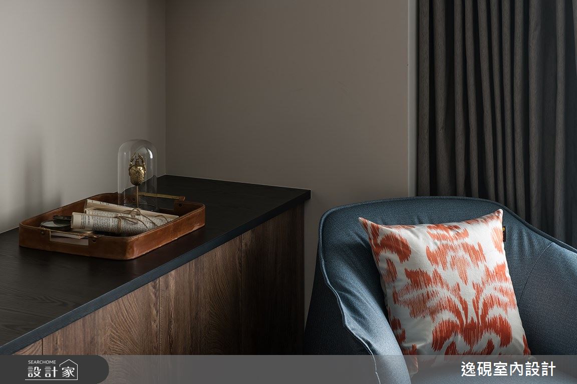 40坪新成屋(5年以下)＿現代風臥室案例圖片＿逸硯室內設計＿逸硯_08.新竹｜對畫之28