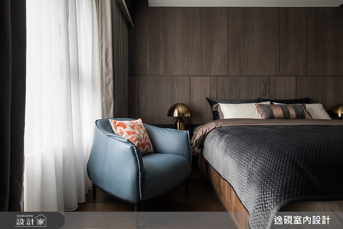 40坪新成屋(5年以下)＿現代風臥室案例圖片＿逸硯室內設計＿逸硯_08.新竹｜對畫之27