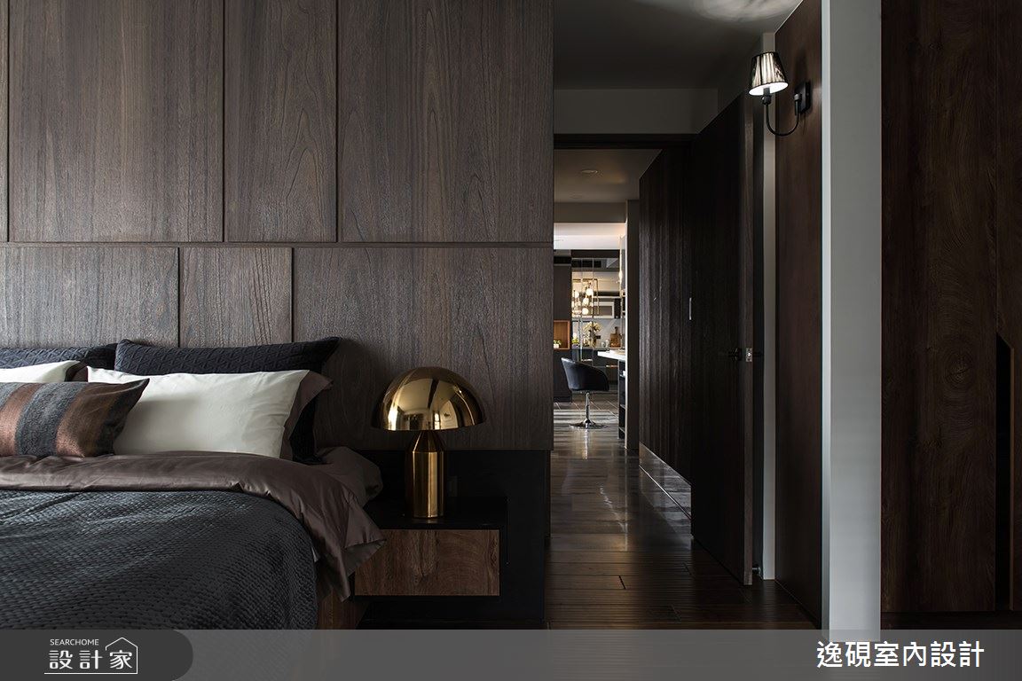 40坪新成屋(5年以下)＿現代風臥室案例圖片＿逸硯室內設計＿逸硯_08.新竹｜對畫之33