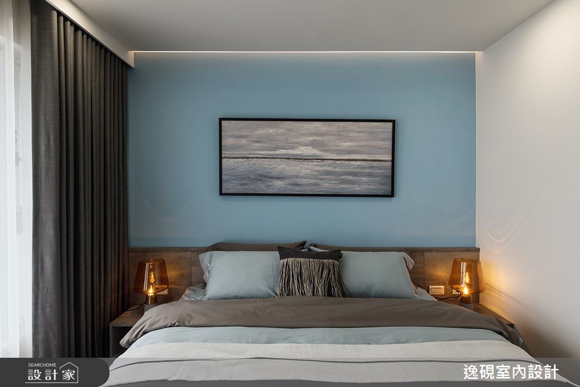 40坪新成屋(5年以下)＿現代風客房案例圖片＿逸硯室內設計＿逸硯_08.新竹｜對畫之36