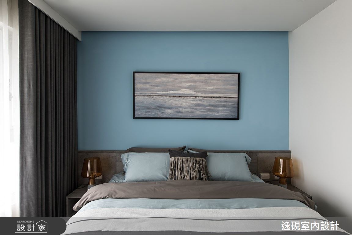 40坪新成屋(5年以下)＿現代風客房案例圖片＿逸硯室內設計＿逸硯_08.新竹｜對畫之37