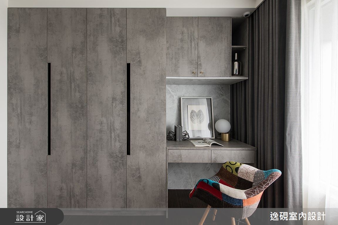 40坪新成屋(5年以下)＿現代風客房案例圖片＿逸硯室內設計＿逸硯_08.新竹｜對畫之38