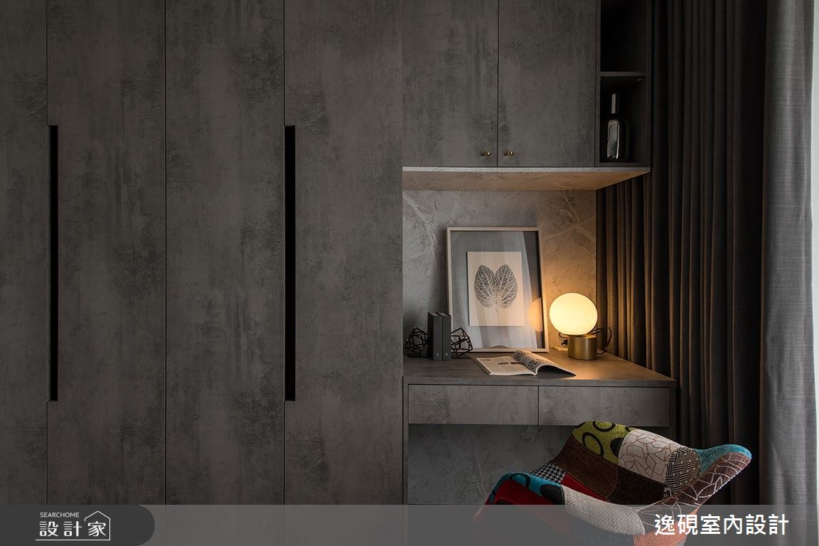 40坪新成屋(5年以下)＿現代風客房案例圖片＿逸硯室內設計＿逸硯_08.新竹｜對畫之39