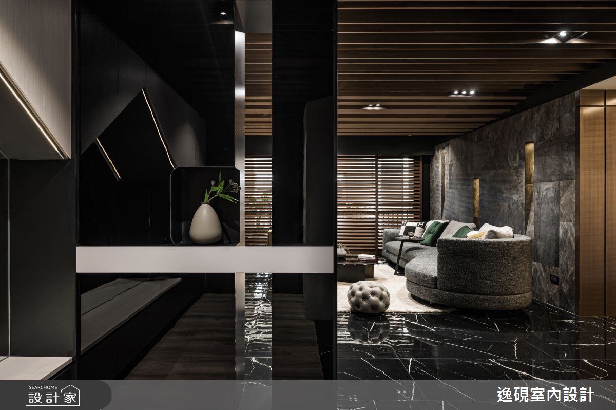 50坪老屋(16~30年)＿現代風玄關客廳案例圖片＿逸硯室內設計＿逸硯_09.新竹｜粼粼之5
