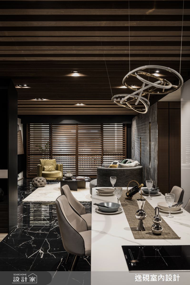 50坪老屋(16~30年)＿現代風客廳餐廳案例圖片＿逸硯室內設計＿逸硯_09.新竹｜粼粼之26