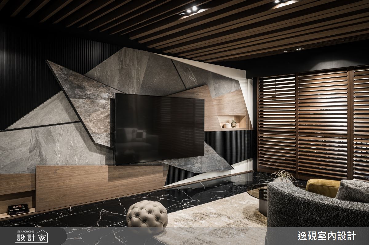 50坪老屋(16~30年)＿現代風客廳案例圖片＿逸硯室內設計＿逸硯_09.新竹｜粼粼之10