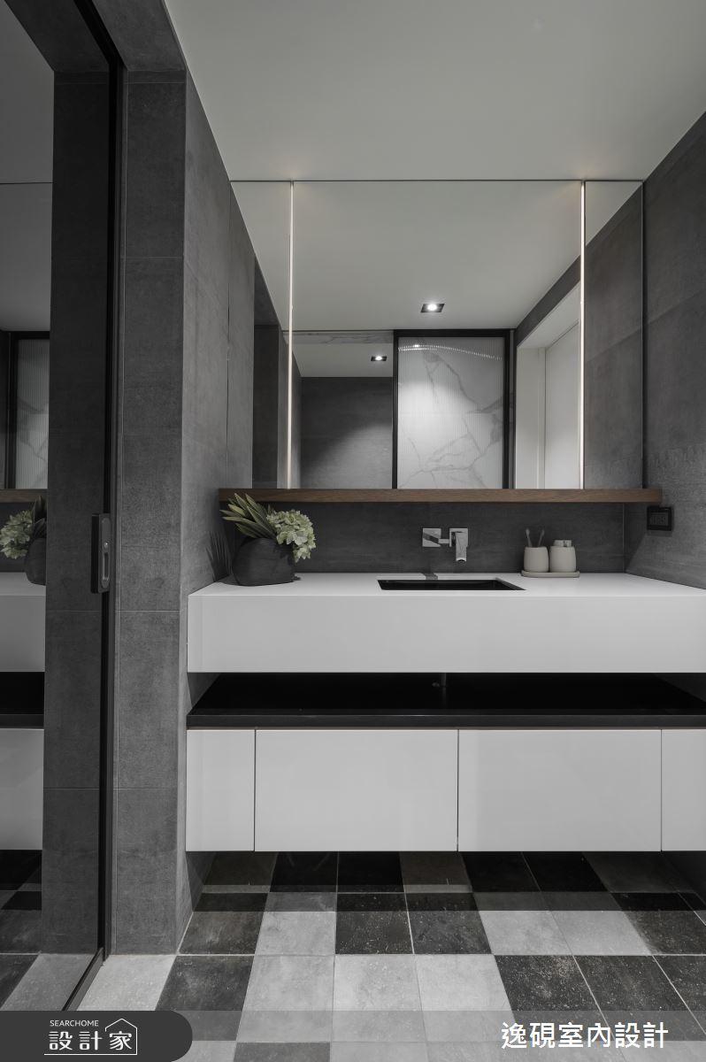 50坪老屋(16~30年)＿現代風浴室案例圖片＿逸硯室內設計＿逸硯_09.新竹｜粼粼之46