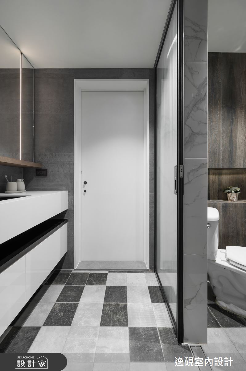 50坪老屋(16~30年)＿現代風浴室案例圖片＿逸硯室內設計＿逸硯_09.新竹｜粼粼之47