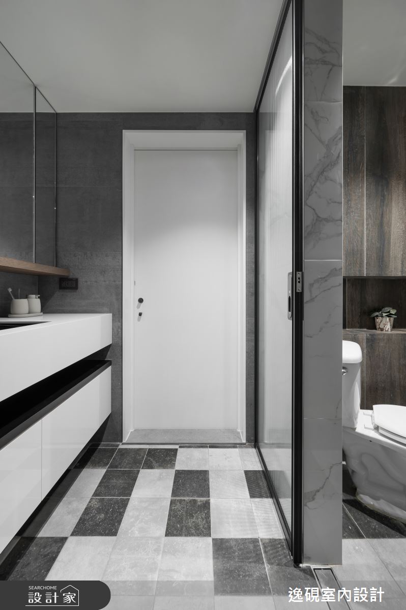 50坪老屋(16~30年)＿現代風浴室案例圖片＿逸硯室內設計＿逸硯_09.新竹｜粼粼之48