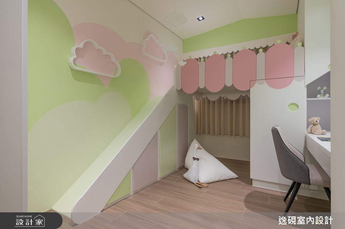 50坪老屋(16~30年)＿現代風兒童房兒童房案例圖片＿逸硯室內設計＿逸硯_09.新竹｜粼粼之75
