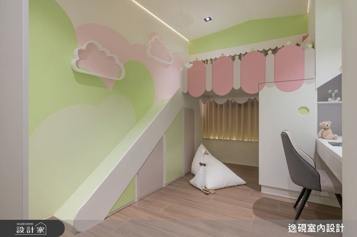 50坪老屋(16~30年)＿現代風兒童房兒童房案例圖片＿逸硯室內設計＿逸硯_09.新竹｜粼粼之76
