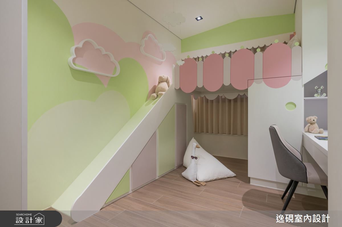 50坪老屋(16~30年)＿現代風兒童房兒童房案例圖片＿逸硯室內設計＿逸硯_09.新竹｜粼粼之77