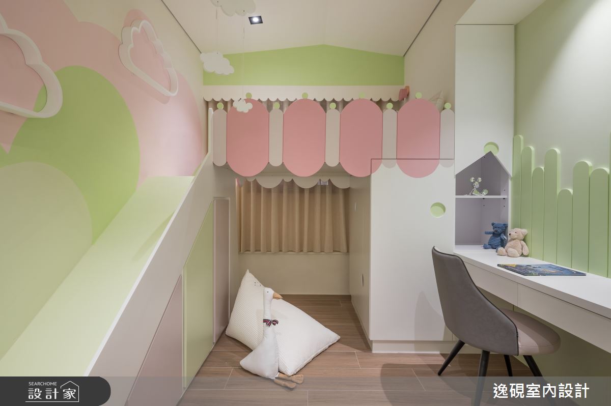 50坪老屋(16~30年)＿現代風兒童房兒童房案例圖片＿逸硯室內設計＿逸硯_09.新竹｜粼粼之80