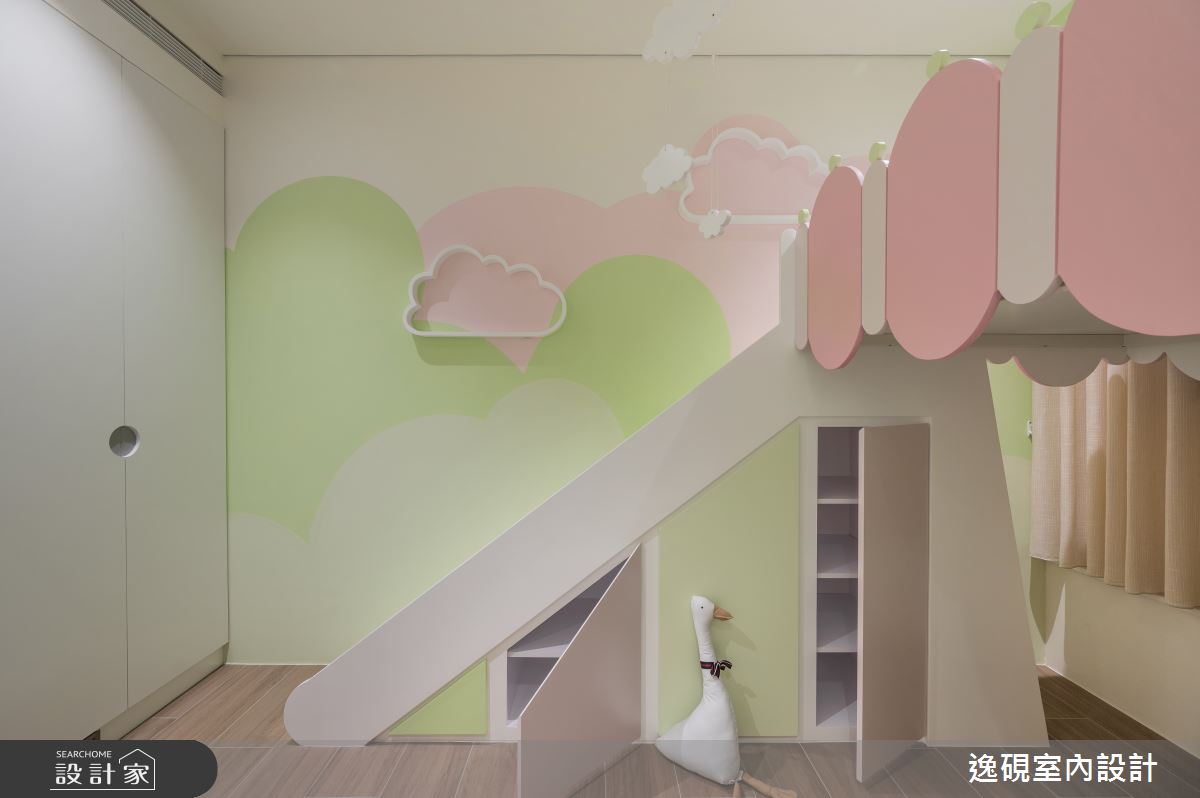50坪老屋(16~30年)＿現代風兒童房兒童房案例圖片＿逸硯室內設計＿逸硯_09.新竹｜粼粼之84