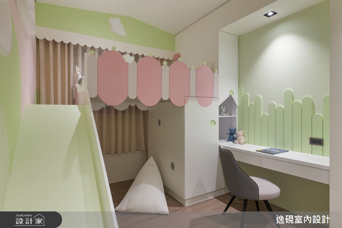 50坪老屋(16~30年)＿現代風兒童房兒童房案例圖片＿逸硯室內設計＿逸硯_09.新竹｜粼粼之85