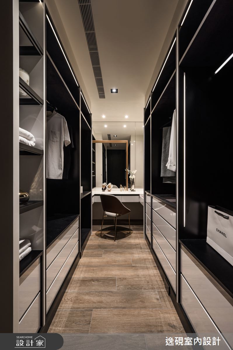 50坪老屋(16~30年)＿現代風更衣間案例圖片＿逸硯室內設計＿逸硯_09.新竹｜粼粼之93
