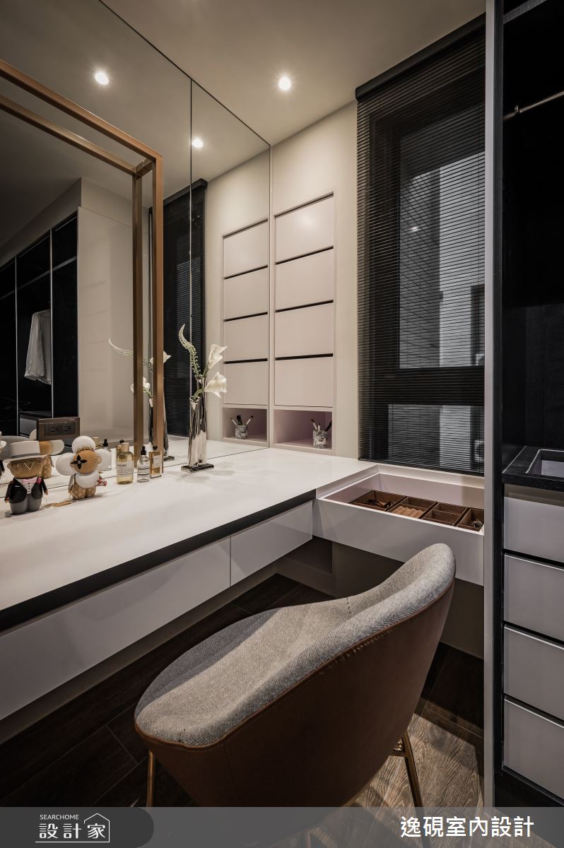 50坪老屋(16~30年)＿現代風更衣間案例圖片＿逸硯室內設計＿逸硯_09.新竹｜粼粼之94