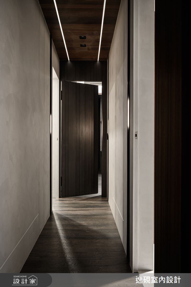 40坪新成屋(5年以下)＿現代風走廊案例圖片＿逸硯室內設計＿逸硯_10.新竹｜赤壁賦之22