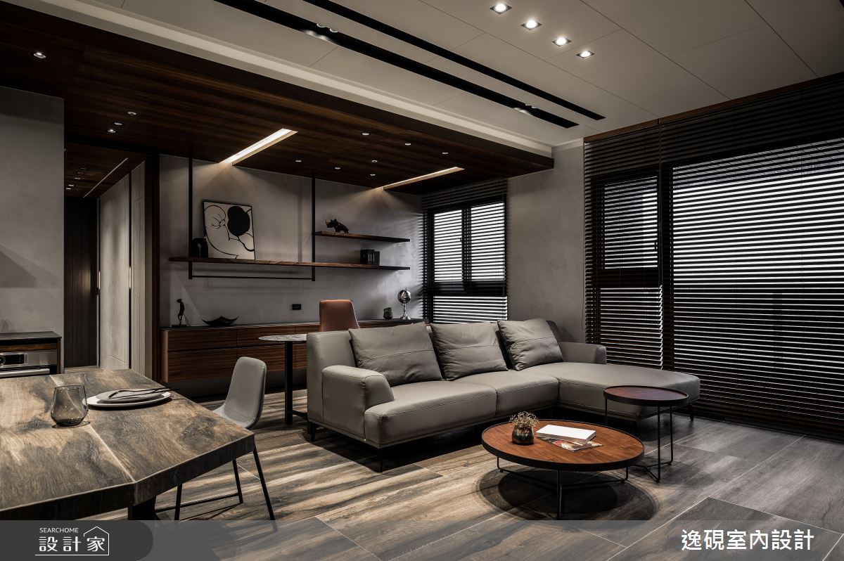 40坪新成屋(5年以下)＿現代風客廳餐廳書房案例圖片＿逸硯室內設計＿逸硯_10.新竹｜赤壁賦之19