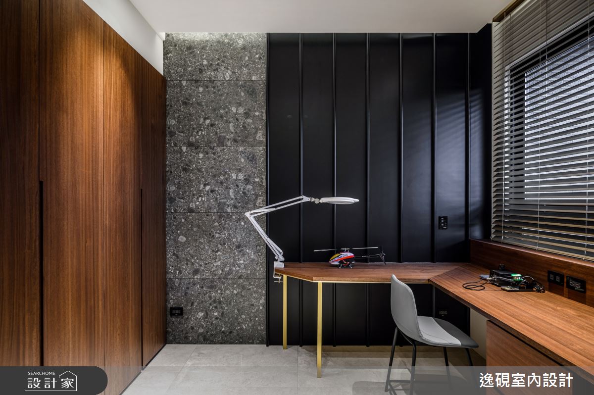 40坪新成屋(5年以下)＿現代風書房案例圖片＿逸硯室內設計＿逸硯_10.新竹｜赤壁賦之23