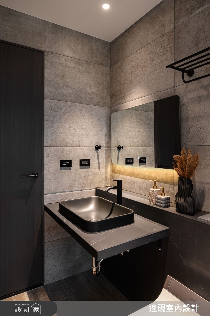 40坪新成屋(5年以下)＿現代風浴室案例圖片＿逸硯室內設計＿逸硯_10.新竹｜赤壁賦之38