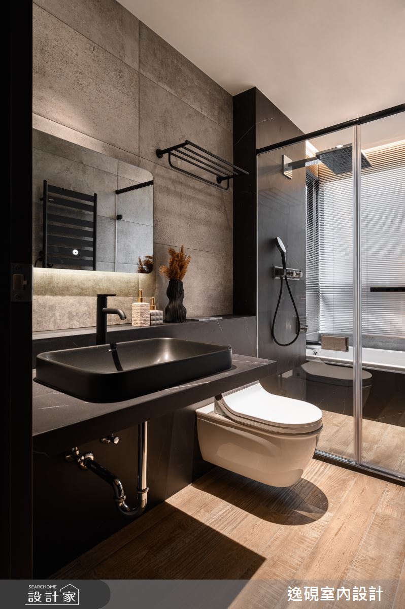 40坪新成屋(5年以下)＿現代風浴室案例圖片＿逸硯室內設計＿逸硯_10.新竹｜赤壁賦之41