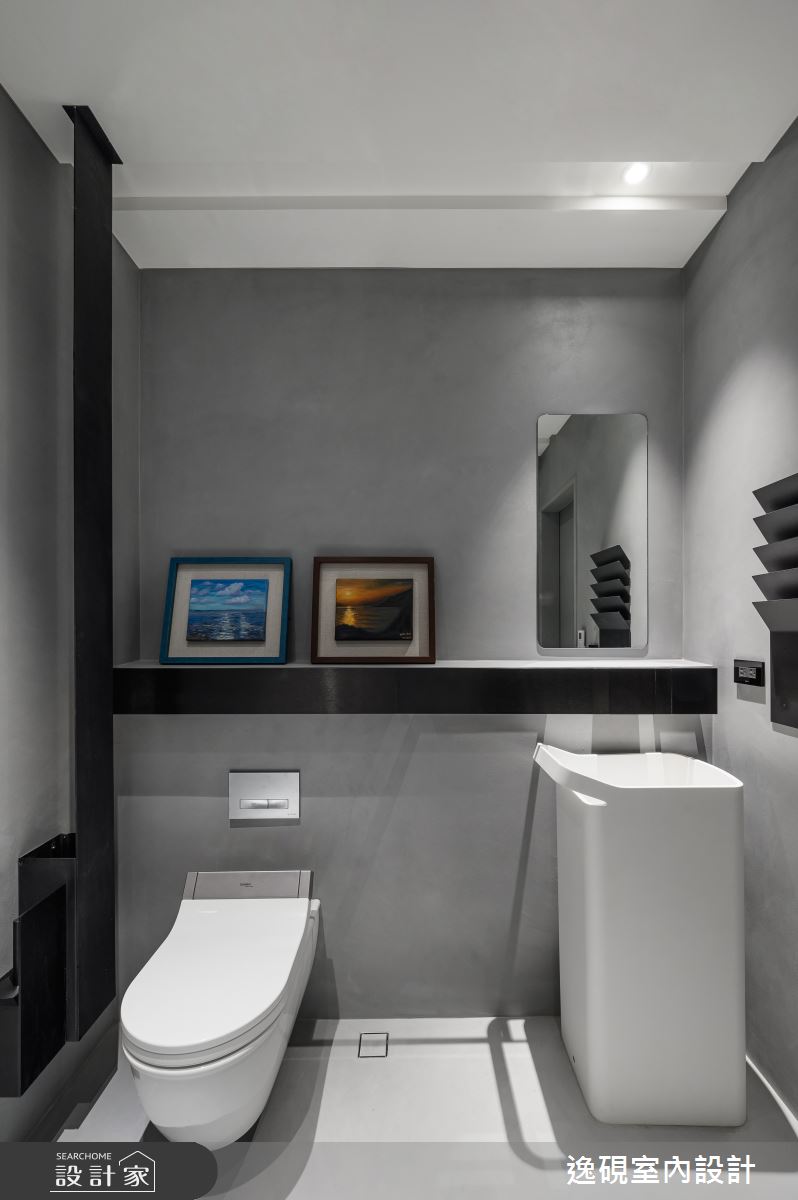 40坪新成屋(5年以下)＿現代風浴室案例圖片＿逸硯室內設計＿逸硯_10.新竹｜赤壁賦之42