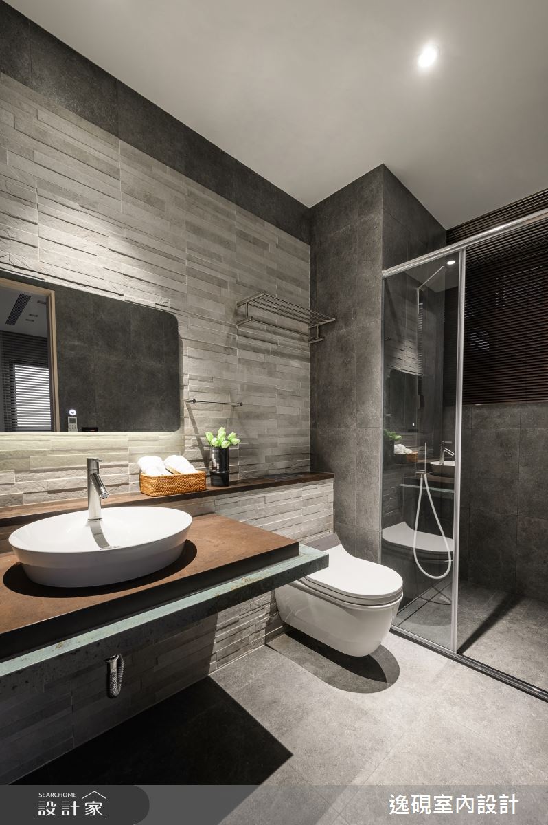 40坪新成屋(5年以下)＿現代風浴室案例圖片＿逸硯室內設計＿逸硯_10.新竹｜赤壁賦之50