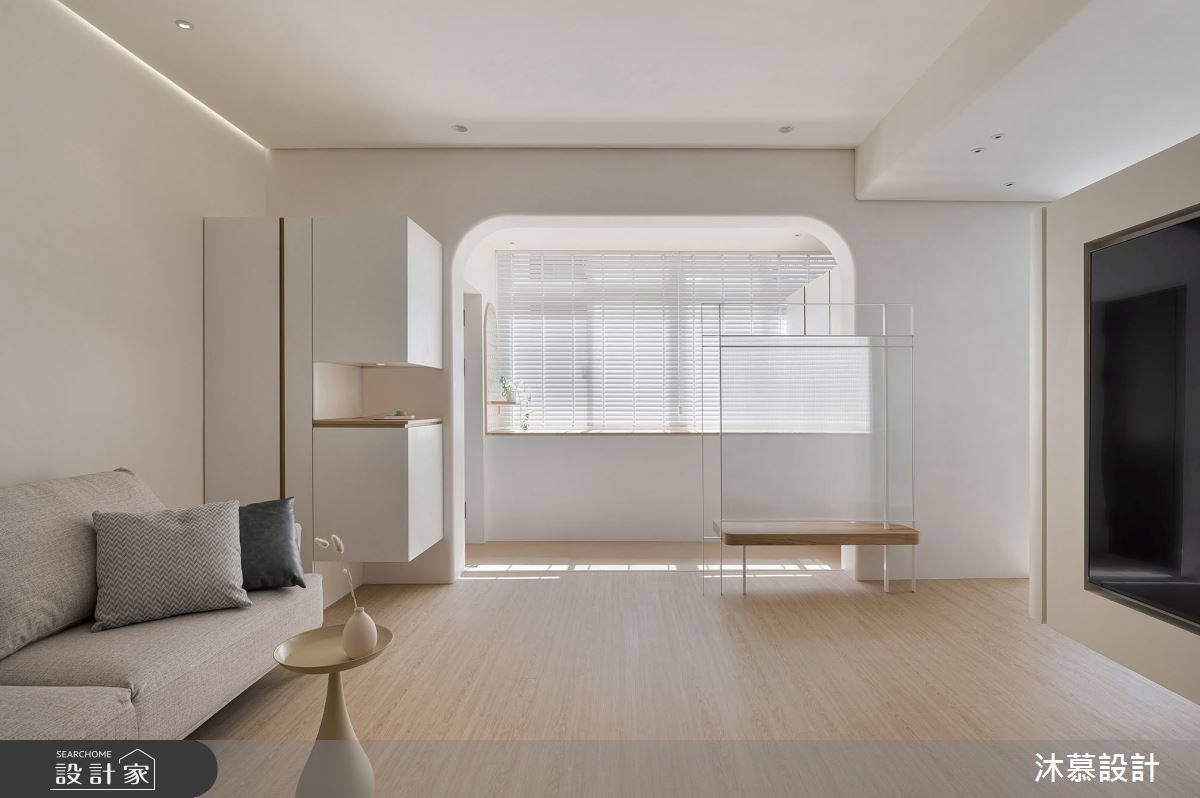 27坪老屋(31~40年)＿現代風玄關客廳案例圖片＿沐慕室內設計＿沐慕_美好的季節 l Wonderful Season之5