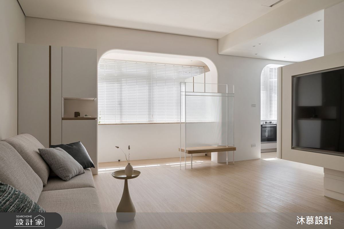 27坪老屋(31~40年)＿現代風玄關客廳案例圖片＿沐慕室內設計＿沐慕_美好的季節 l Wonderful Season之4