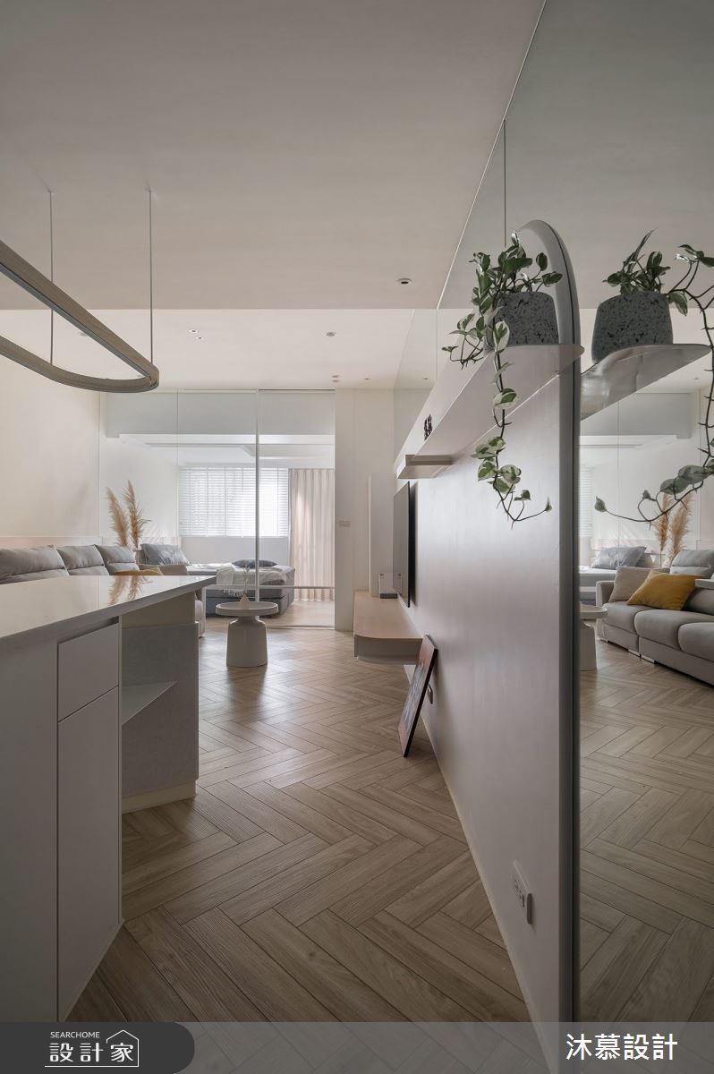 10坪老屋(16~30年)＿北歐風玄關餐廳案例圖片＿沐慕室內設計＿沐慕_粉紅公寓 l Pretty bubble之4