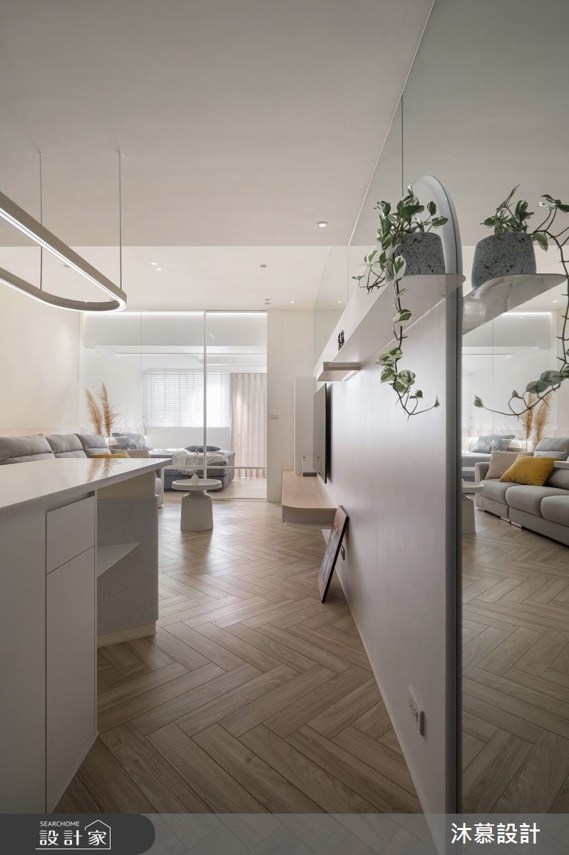 10坪老屋(16~30年)＿北歐風玄關餐廳案例圖片＿沐慕室內設計＿沐慕_粉紅公寓 l Pretty bubble之3