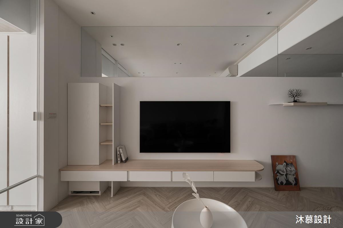 10坪老屋(16~30年)＿北歐風客廳案例圖片＿沐慕室內設計＿沐慕_粉紅公寓 l Pretty bubble之8