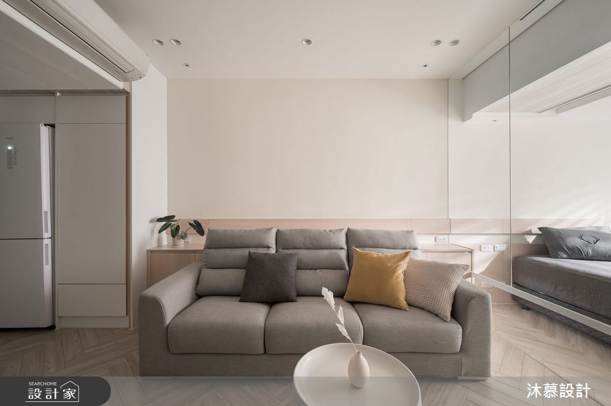 10坪老屋(16~30年)＿北歐風客廳案例圖片＿沐慕室內設計＿沐慕_粉紅公寓 l Pretty bubble之11