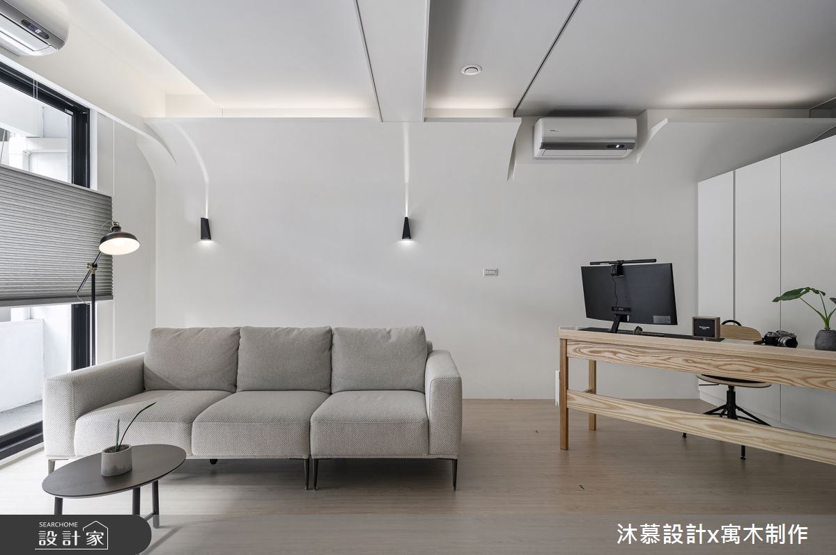 老屋(41~50年)＿現代風客廳書房案例圖片＿沐慕室內設計＿沐慕_隙之間 l The Gap之7