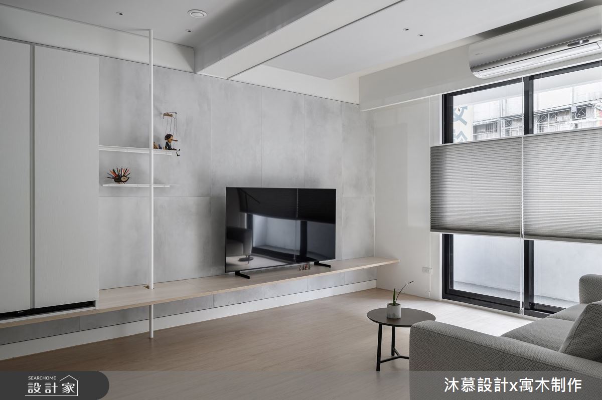 老屋(41~50年)＿現代風客廳案例圖片＿沐慕室內設計＿沐慕_隙之間 l The Gap之13