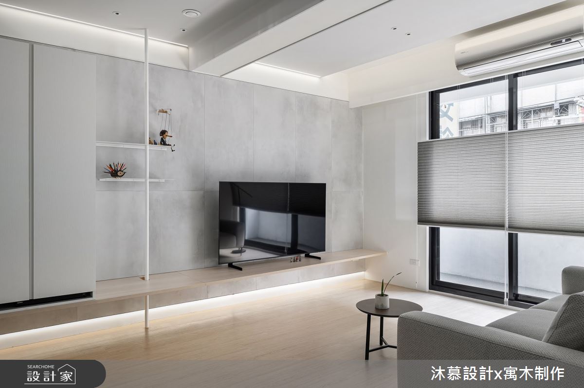 老屋(41~50年)＿現代風客廳案例圖片＿沐慕室內設計＿沐慕_隙之間 l The Gap之12