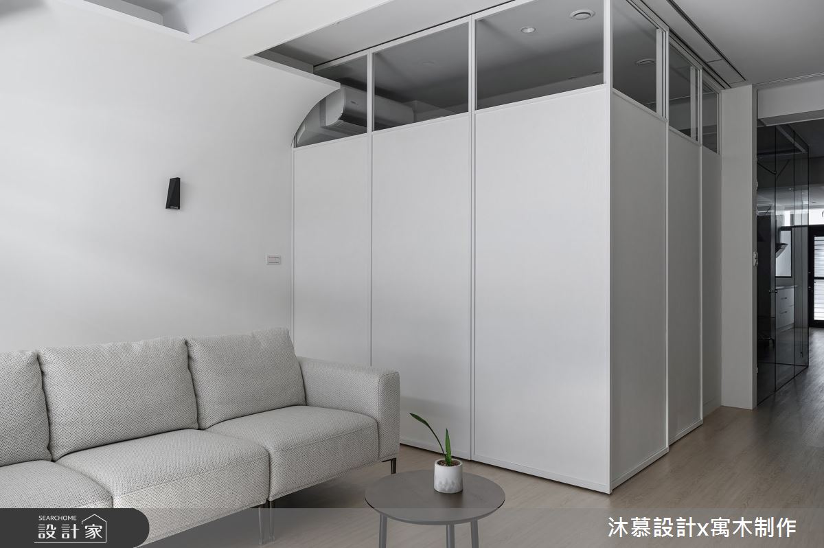 老屋(41~50年)＿現代風客廳案例圖片＿沐慕室內設計＿沐慕_隙之間 l The Gap之17