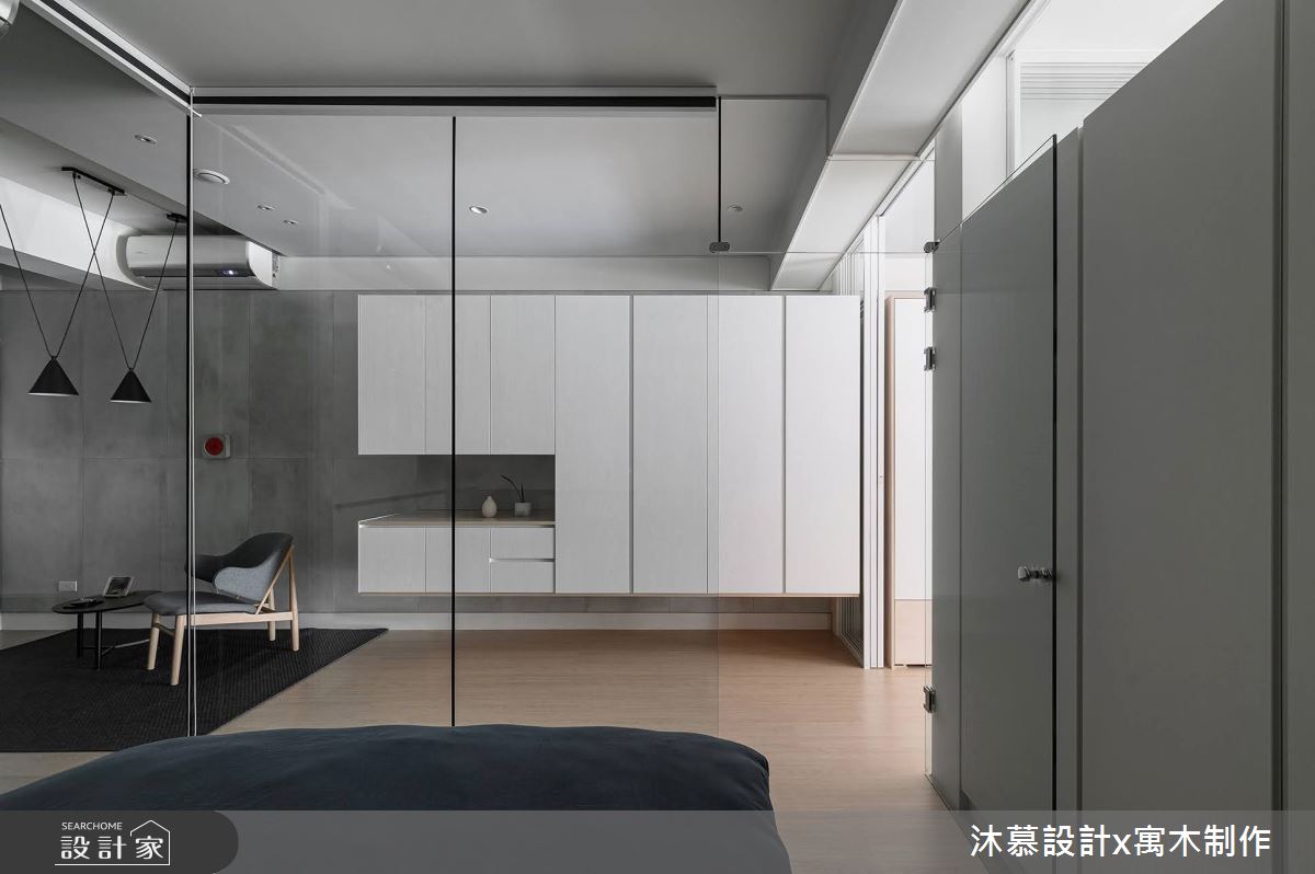 老屋(41~50年)＿現代風臥室案例圖片＿沐慕室內設計＿沐慕_隙之間 l The Gap之24