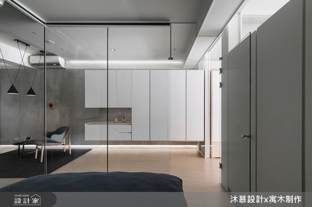 老屋(41~50年)＿現代風臥室案例圖片＿沐慕室內設計＿沐慕_隙之間 l The Gap之25