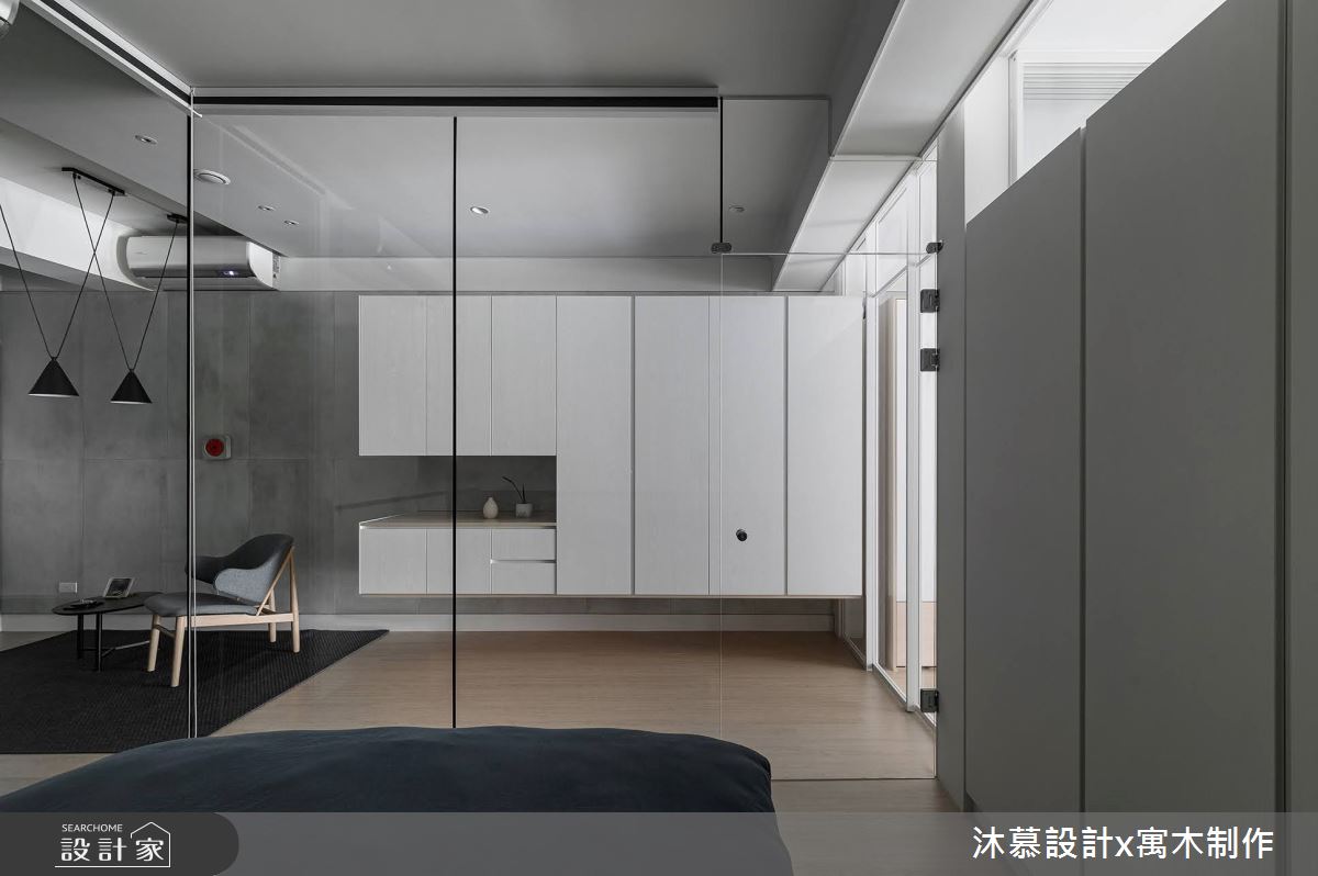 老屋(41~50年)＿現代風臥室案例圖片＿沐慕室內設計＿沐慕_隙之間 l The Gap之26