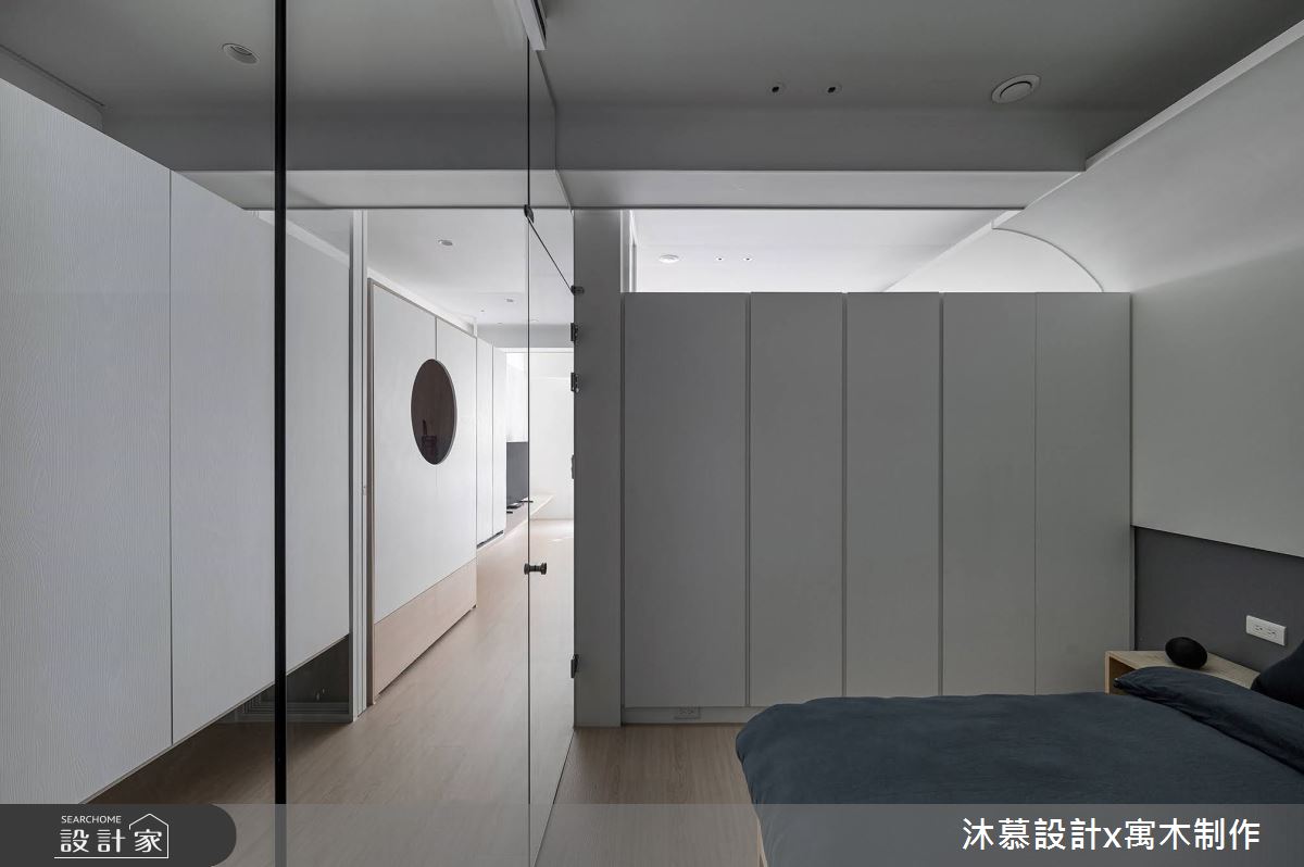 老屋(41~50年)＿現代風臥室案例圖片＿沐慕室內設計＿沐慕_隙之間 l The Gap之28