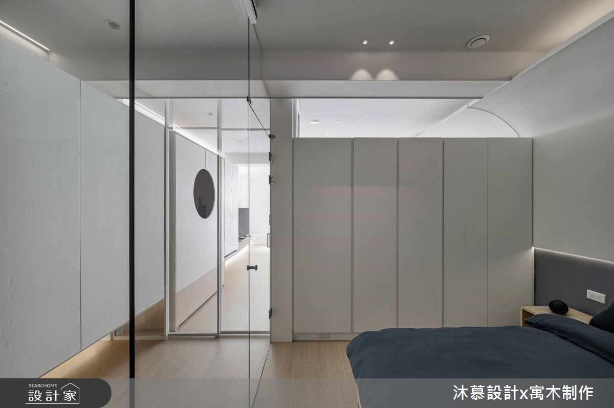 老屋(41~50年)＿現代風臥室案例圖片＿沐慕室內設計＿沐慕_隙之間 l The Gap之31